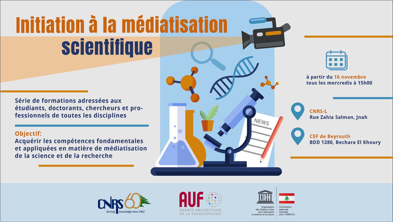 CNRS | Des Formations Pour Initier à La Médiatisation Scientifique